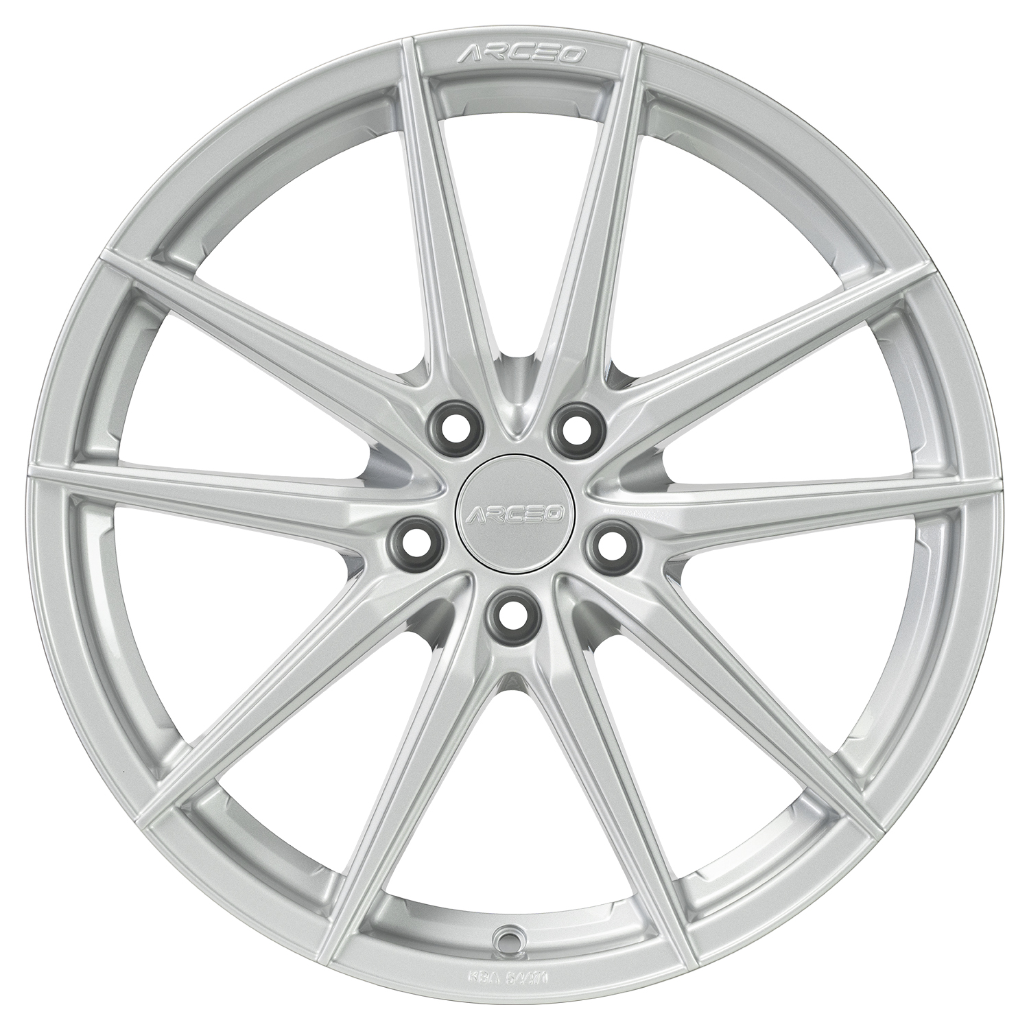 R19 5x112 (73,1) ARCEO MONACO - White-Silver 8.5J ET30  - NEW - 799 EUR