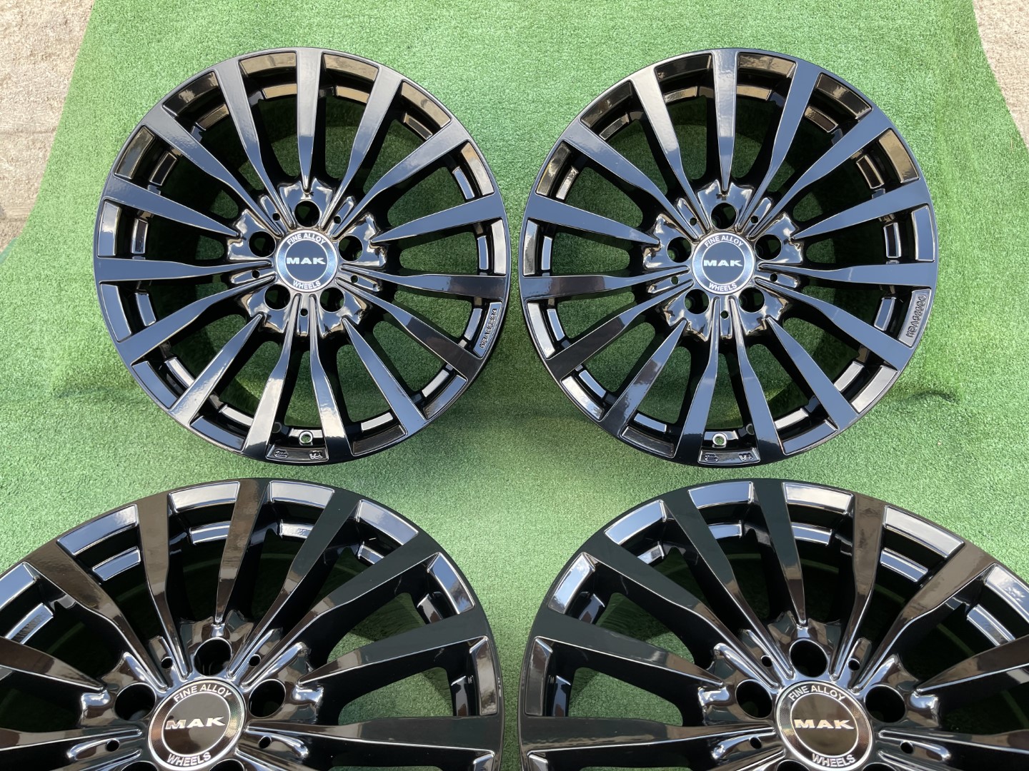 R19 5x112 (66.6) MAK KRONE BLACK MIRROR 9J ET30 NEW