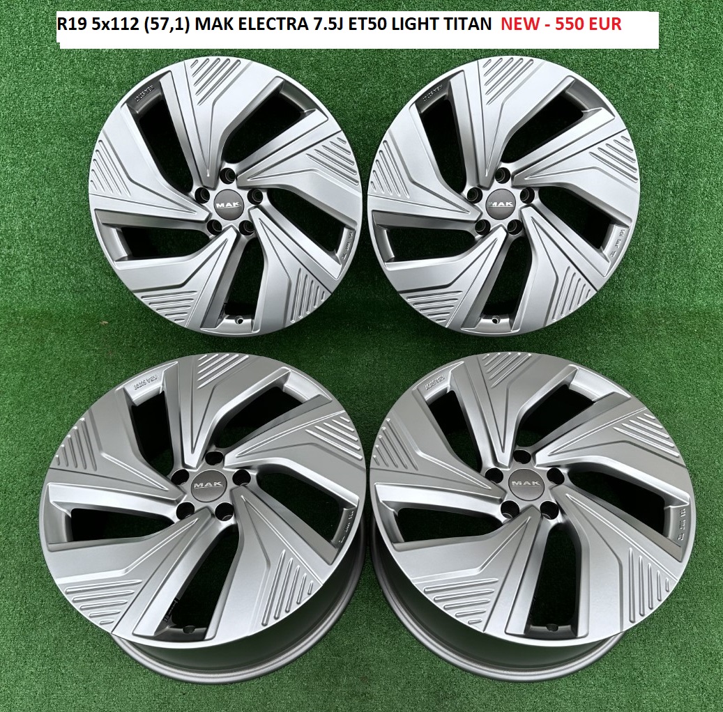 R19 5x112 (57,1) MAK Electra 7.5J ET50 Light Titan New 