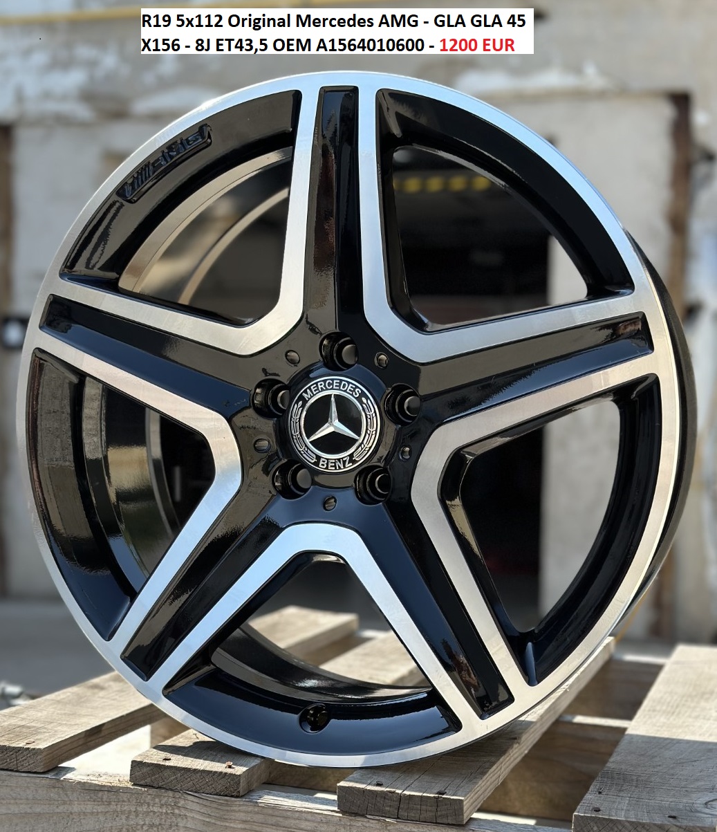 R19 5x112 Original Mercedes AMG - GLA GLA 45 X156 - 8J ET43,5 OEM A1564010600   