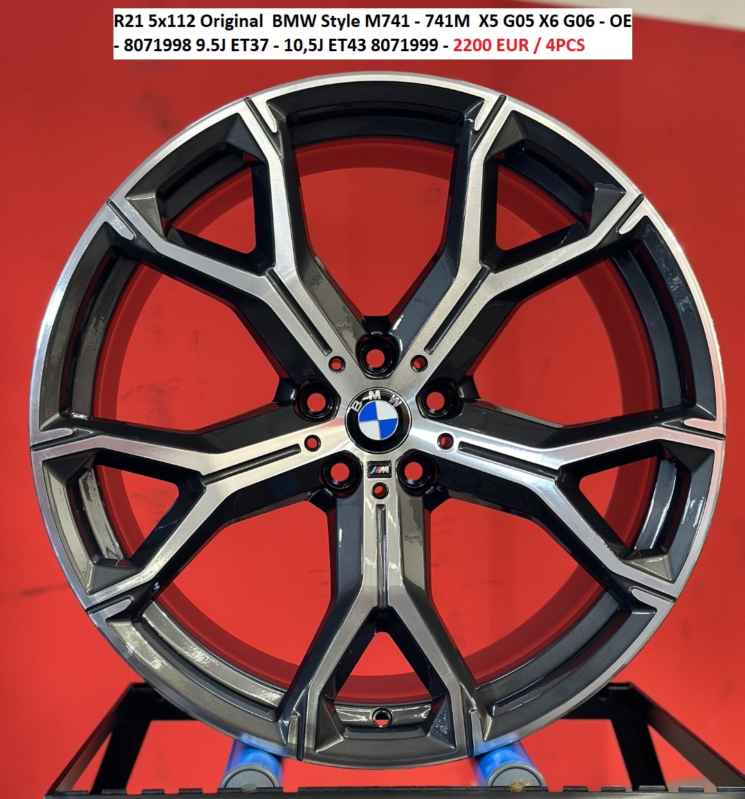 R21 5x112 Original  BMW Style M741 - 741M  X5 G05 X6 G06 - OE DVOJROZMER