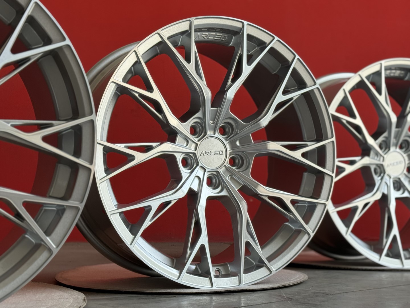 R19 5x112 (73,1) ARCEO ROMA  SILVER DIAMOND 8.5J ET45 