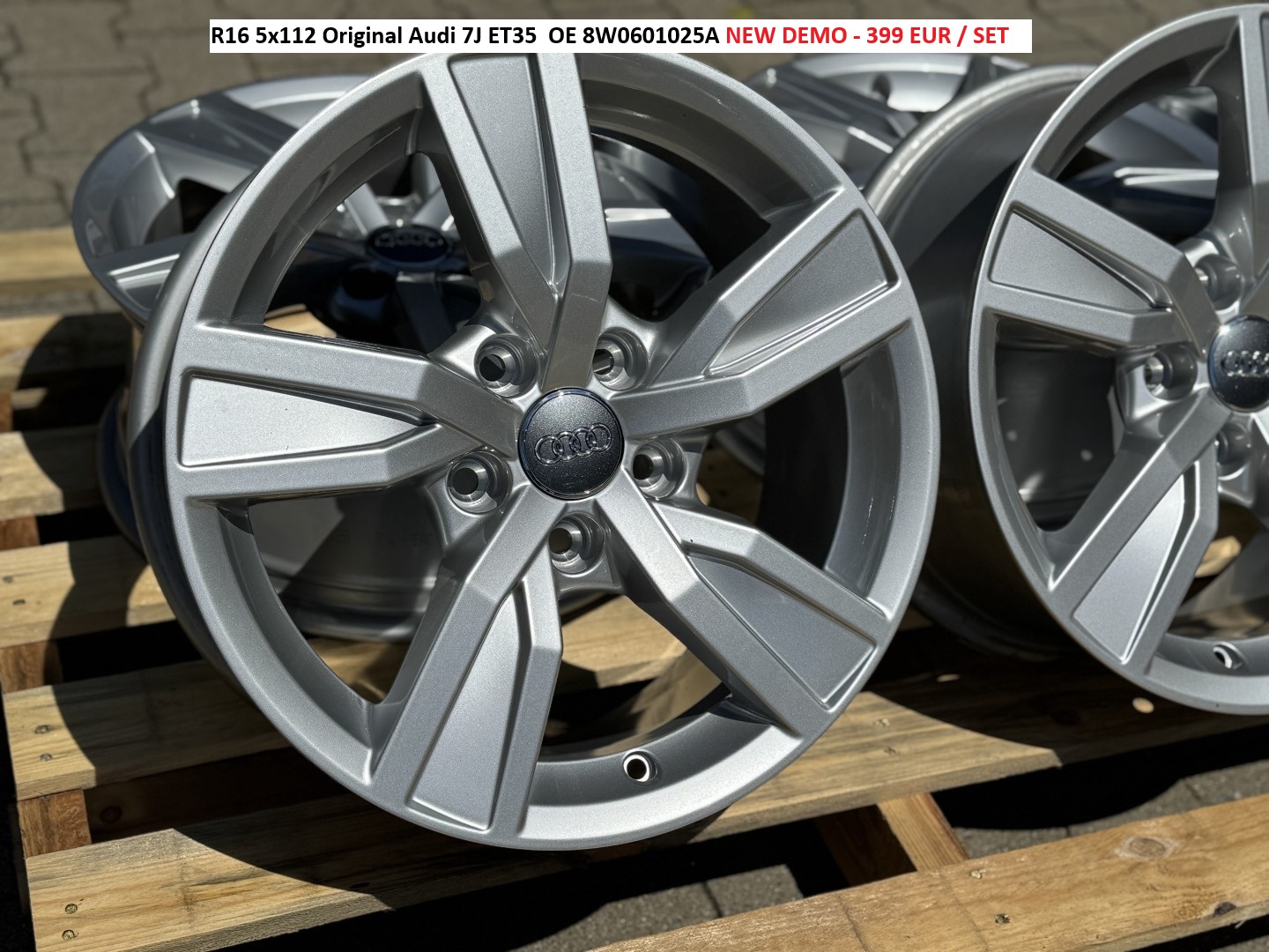 R16 5x112 Original Audi 7J ET35  OE 8W0601025A  A4 / A6