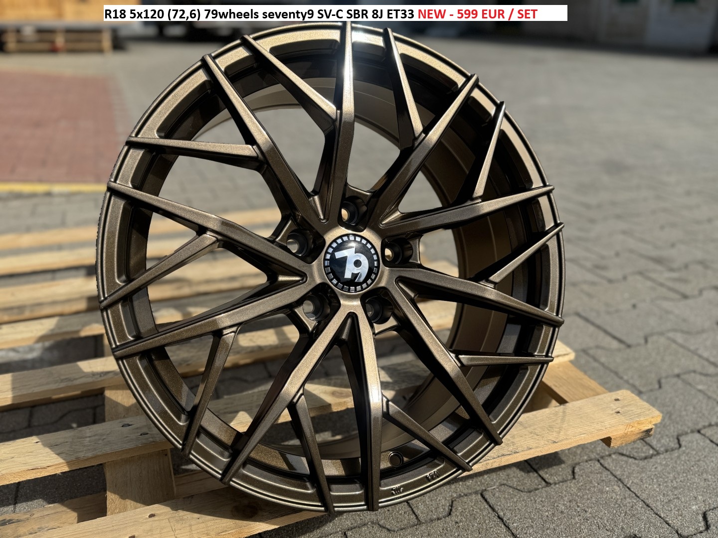 R18 5x120 (72,6) 79wheels seventy9 SV-C SBR 8J ET33  