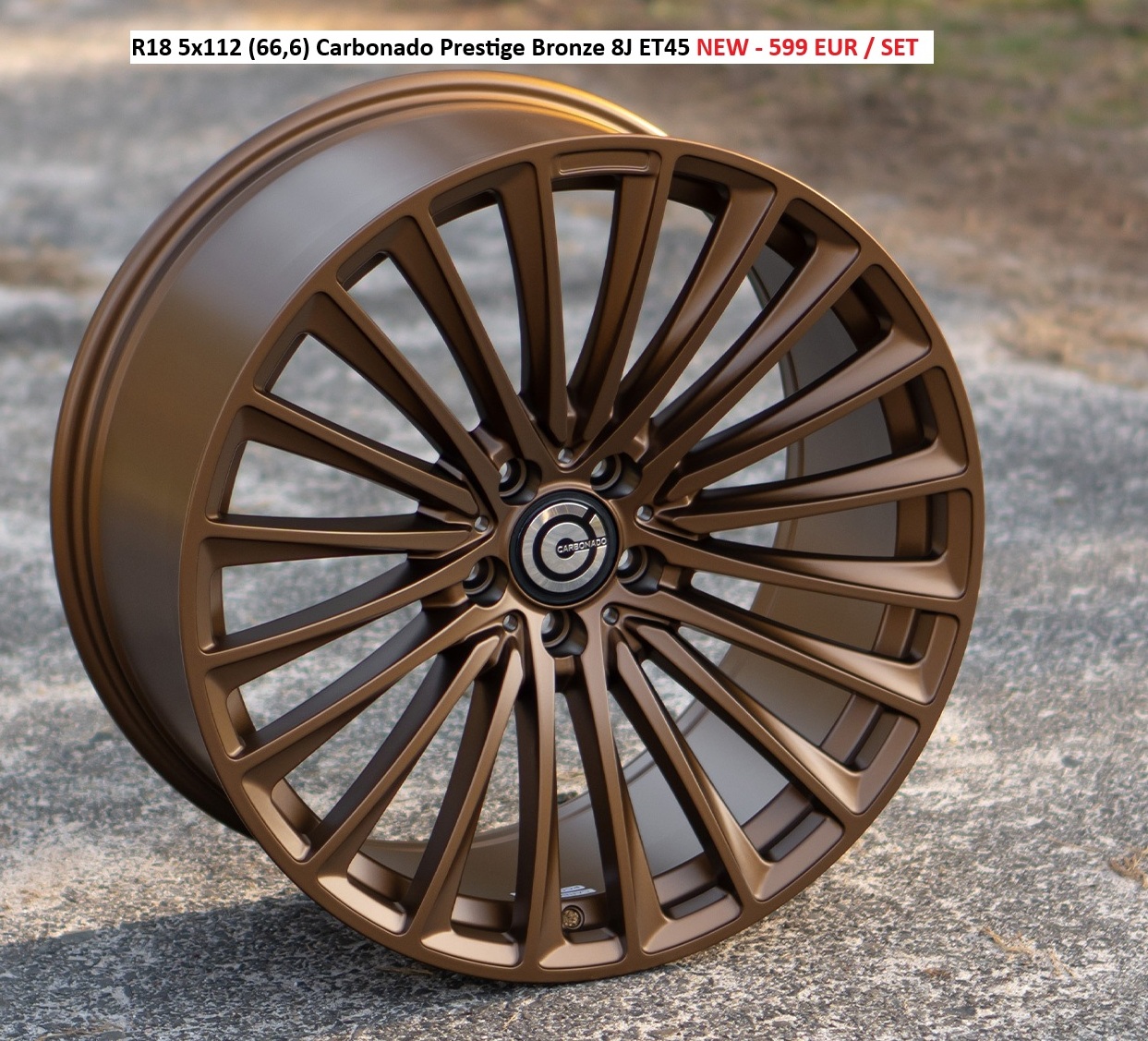R18 5x112 (66,6) Carbonado Prestige Bronze 8J ET45