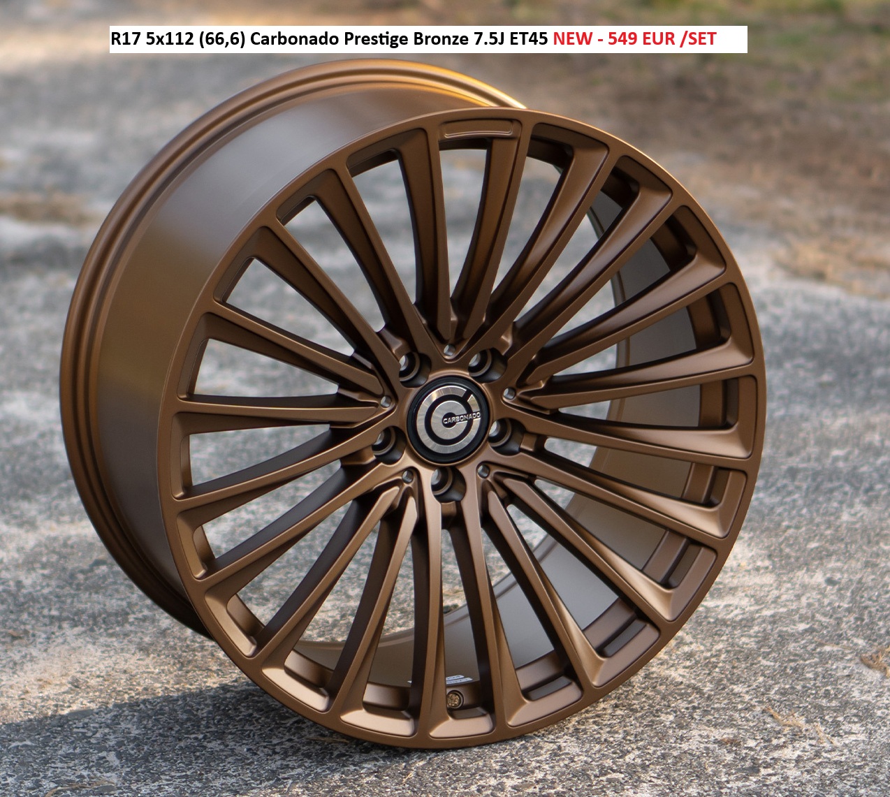 R17 5x112 (66,6) Carbonado Prestige Bronze 7.5J ET45