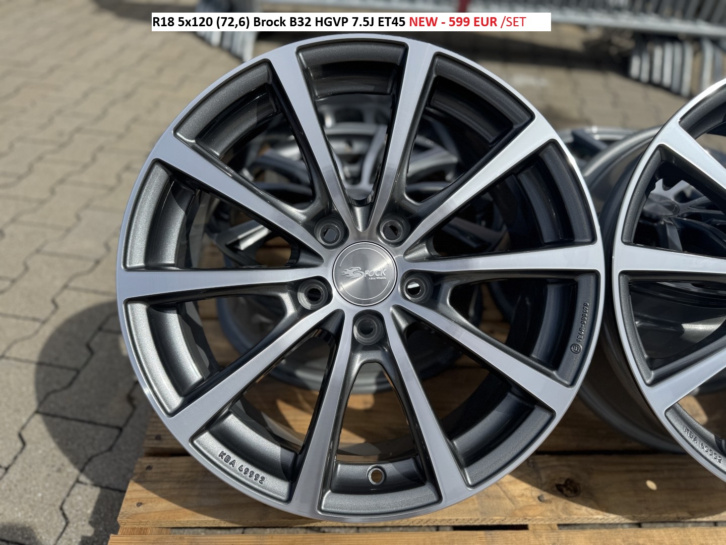 R18 5x120 (72,6) Brock B32 HGVP 7.5J ET45 