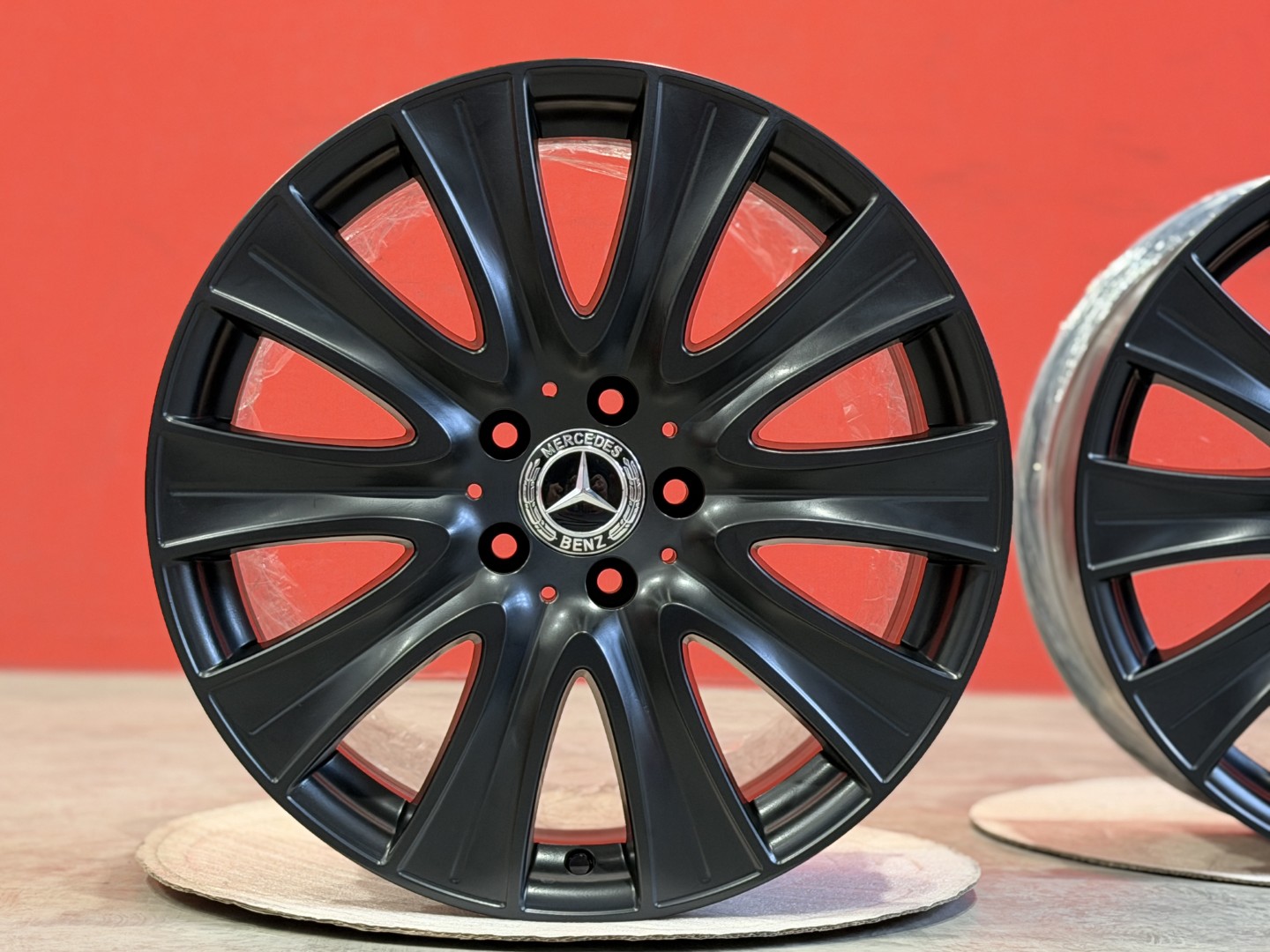 R18 5x112 Original Mercedes A B C CLA E S V  class 8J ET41 Black Matte OE  A2224010902 