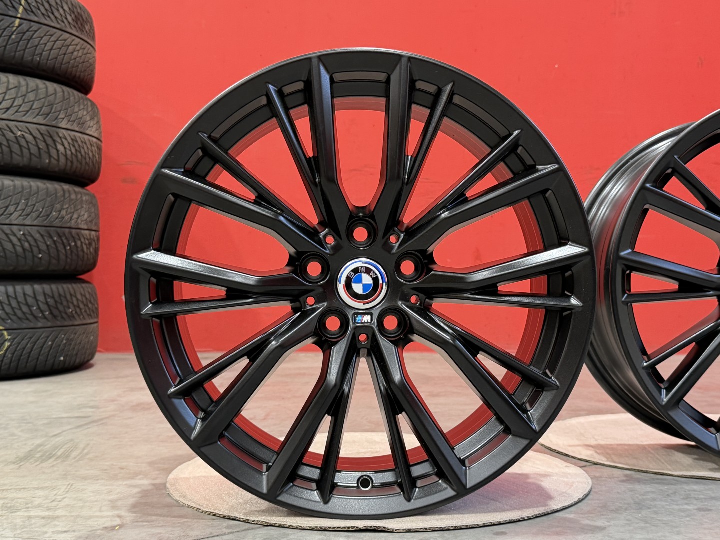 R18 5x112 Original bmw M796 G20 G21 7.5J ET25 OE 6885305 Black Half Matte 