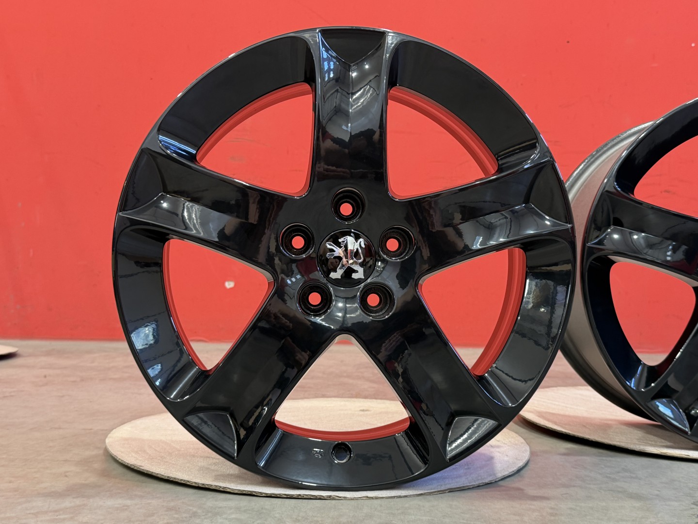 R17 5x108 Original BBS  Peugeot 407 508  - 7J ET48 OE DV138-T03  Black Glossy 