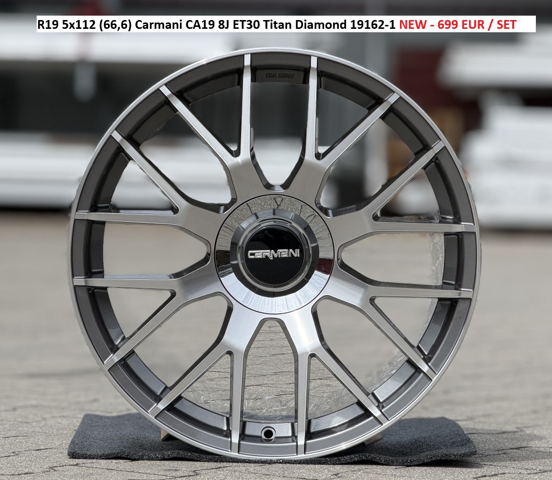 R19 5x112 (66,6) Carmani CA19 8J ET30 Titan Diamond 19162-1 