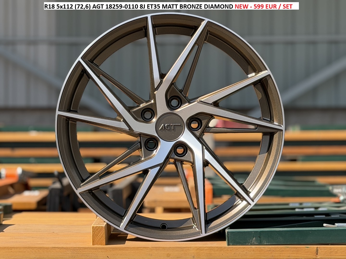 R18 5x112 (72,6) AGT 18259-0110 8J ET35 MATT BRONZE DIAMOND 