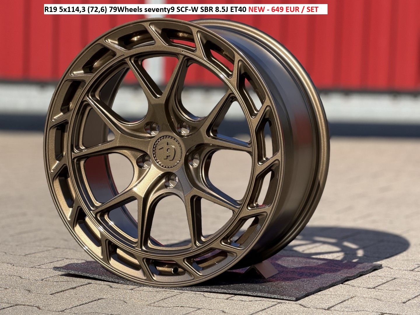 R19 5x114,3 (72,6) 79Wheels seventy9 SCF-W SBR 8.5J ET40