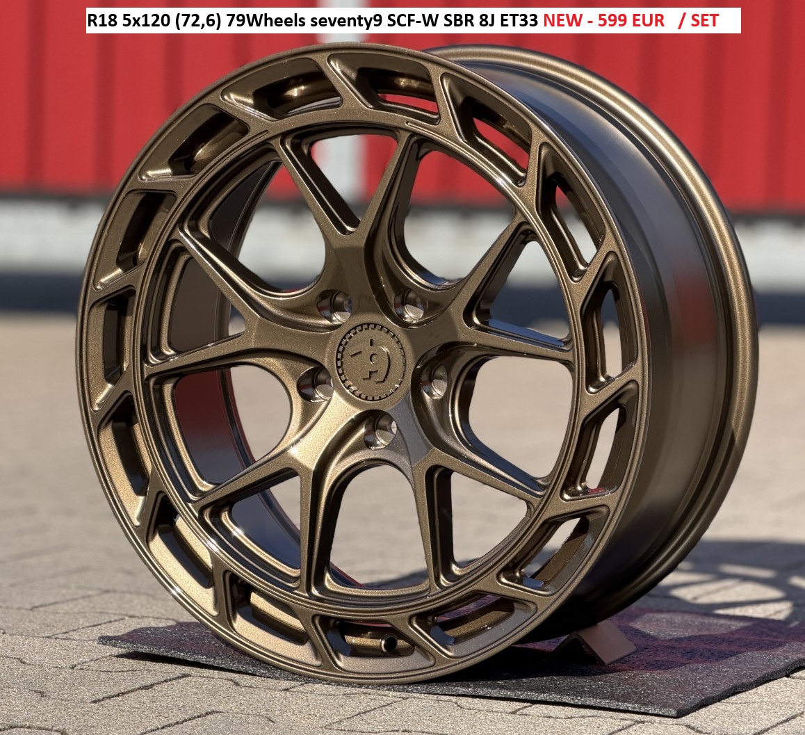 R18 5x120 (72,6) 79Wheels seventy9 SCF-W SBR 8J ET33 