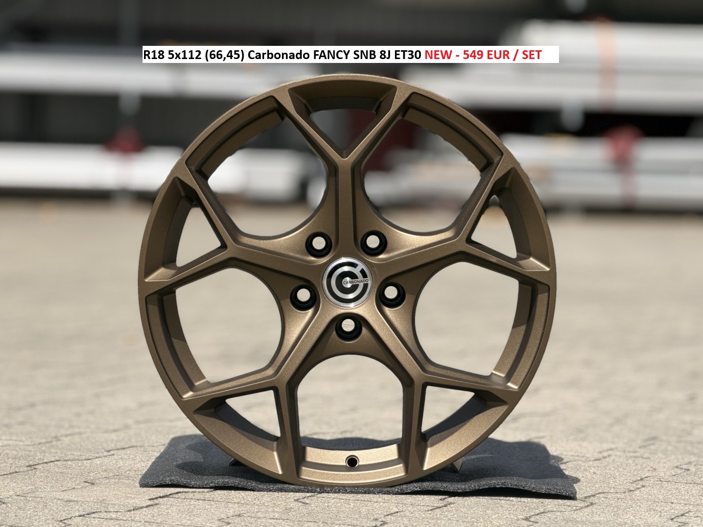 R18 5x112 (66,45) Carbonado FANCY SNB 8J ET30 