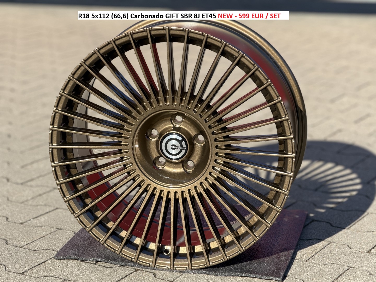 R18 5x112 (66,6) Carbonado GIFT SBR 8J ET45 