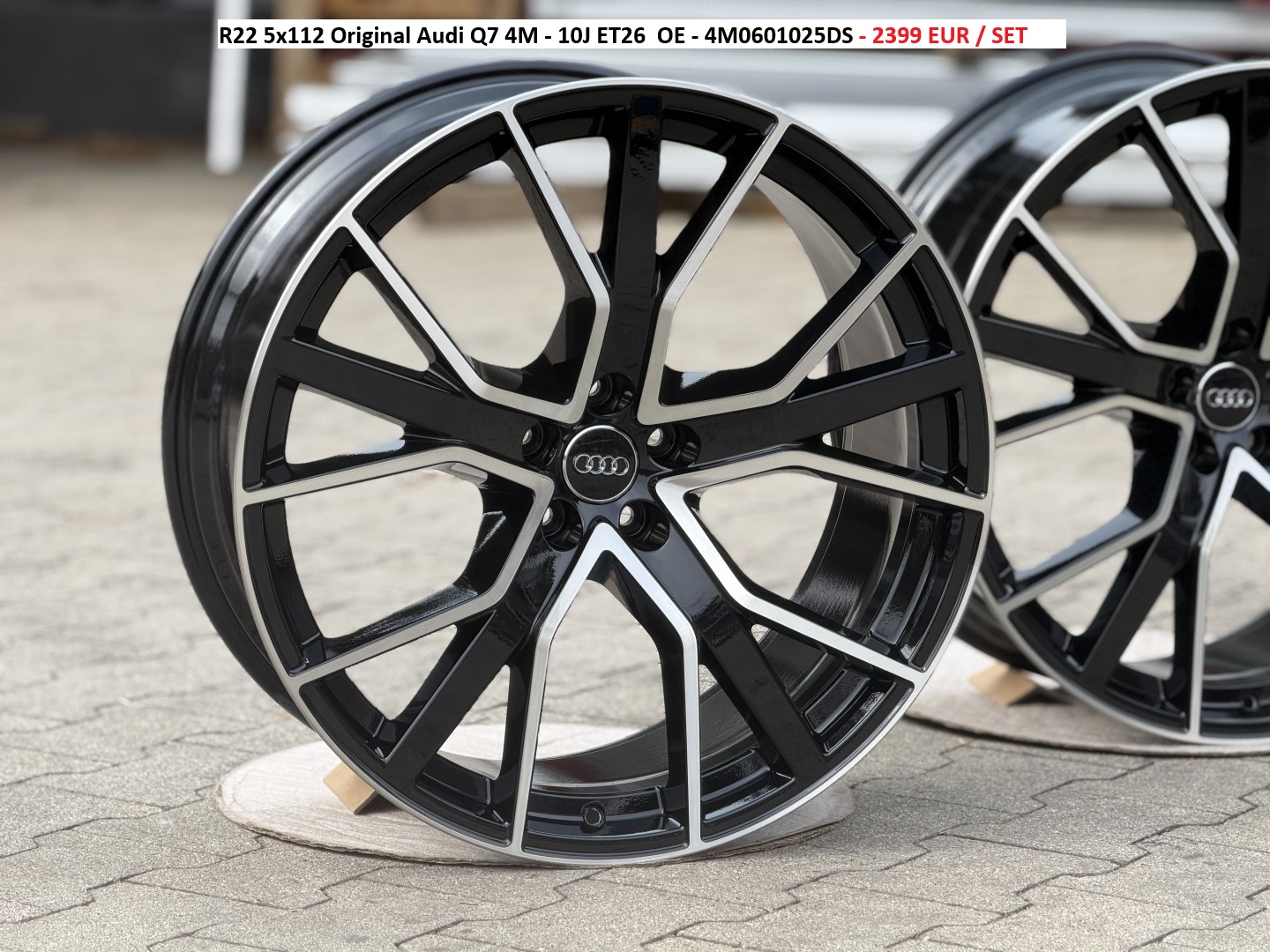 R22 5x112 Original Audi Q7 4M - 10J ET26  OE - 4M0601025DS 