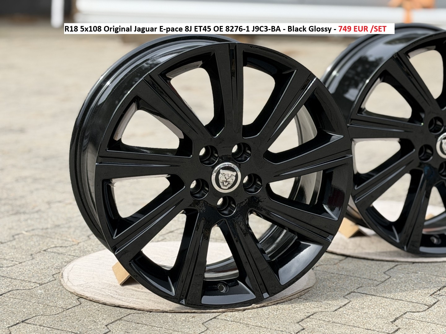 R18 5x108 Original Jaguar E-pace 8J ET45 OE 8276-1 J9C3-BA 
