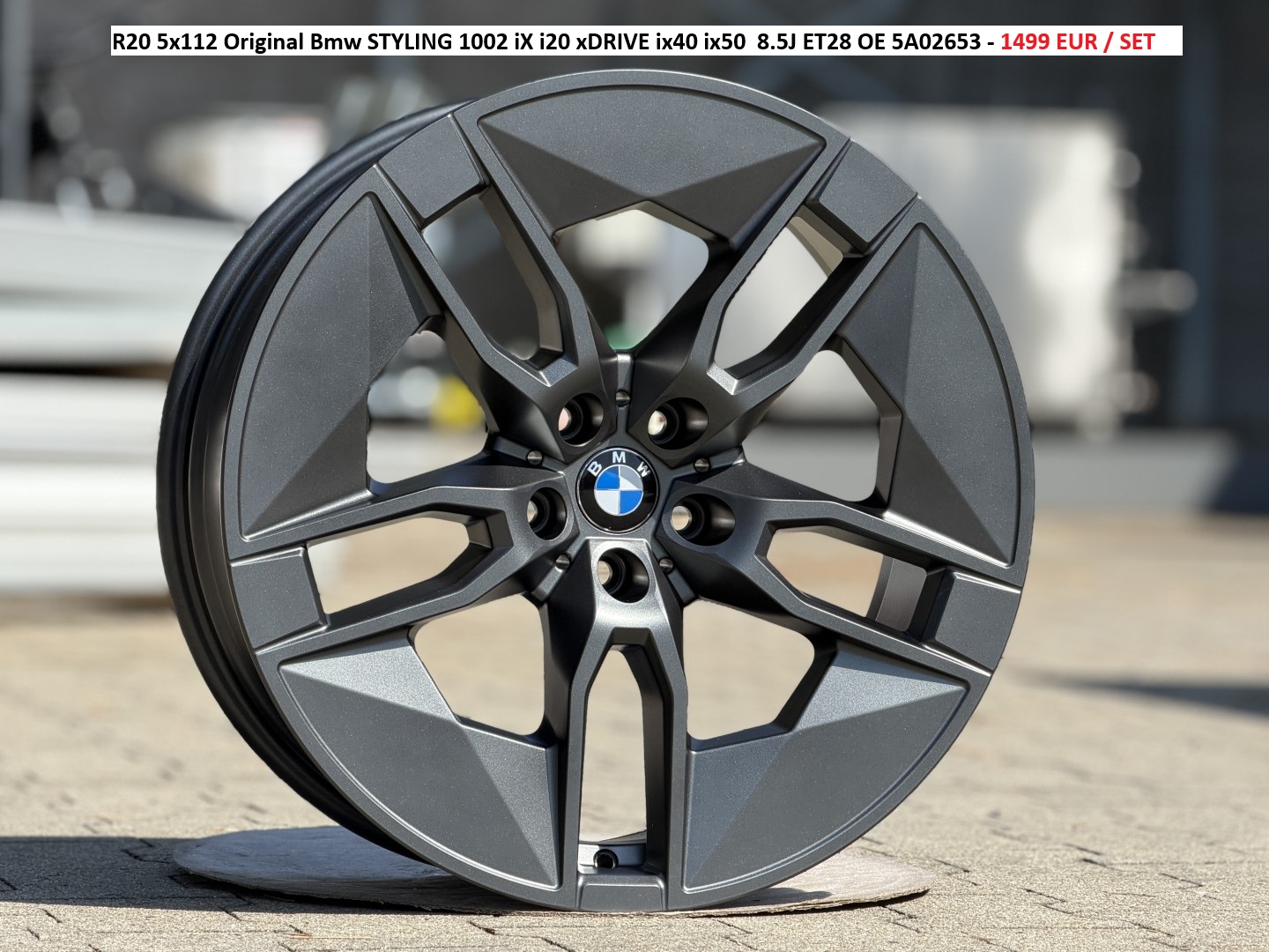 R20 5x112 Original Bmw STYLING 1002 iX i20 xDRIVE ix40 ix50  8.5J ET28 OE 5A02653 