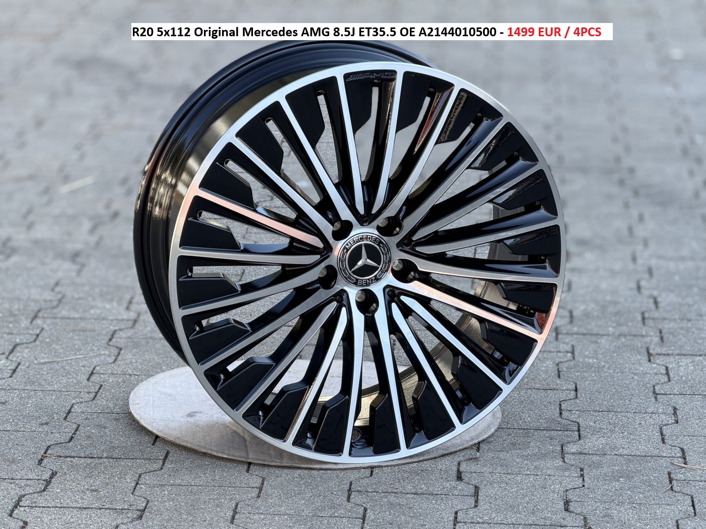 R20 5x112 Original Mercedes AMG 8.5J ET35.5 OE A2144010500