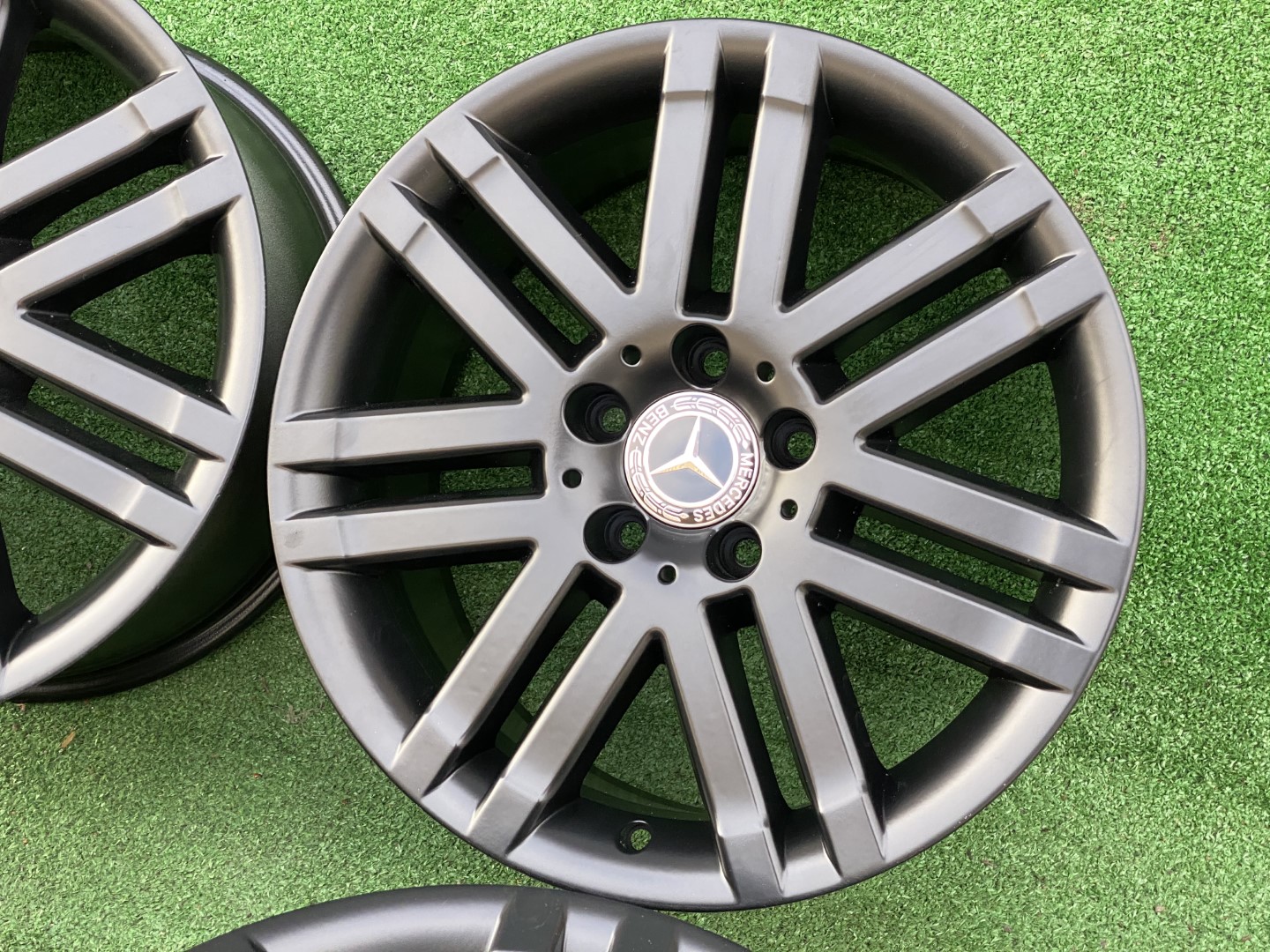 R17 5x112 Original Mercedes  A204 Black Matte  7.5-8.5J ET-47-58