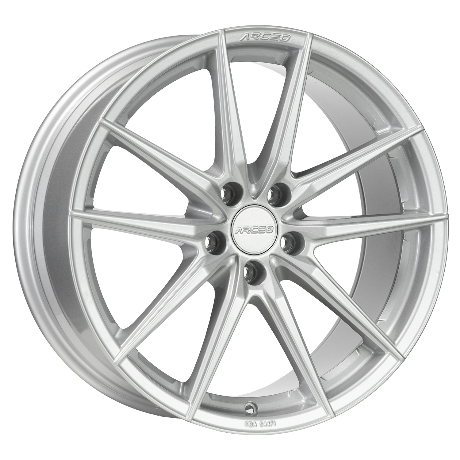 R19 5x112 (73,1) ARCEO MONACO - White-Silver 8.5J ET30  - NEW - 799 EUR
